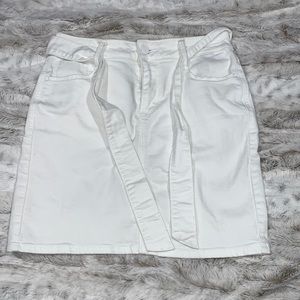 Apt. 9 white mini skirt jean